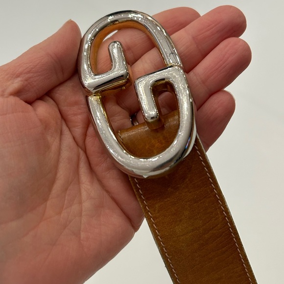 Vintage Gucci Belt with Double G 80-32 - Picture 3 of 9